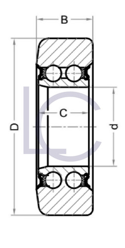 Bild von Hubmastrolle JUN0130 28x79,6x24 mm