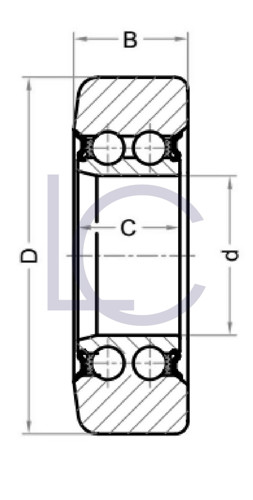 Bild von Hubmastrolle JUN0150 28x80,6x24 mm