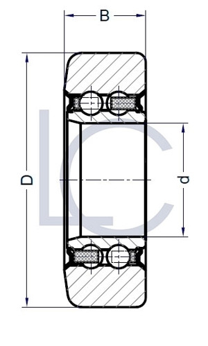 Skizze_Stützrolle_LIN0030_LC-Wälzlager