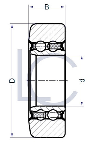 Bild von Hubmastrolle LIN0070 40x89,9x29 mm