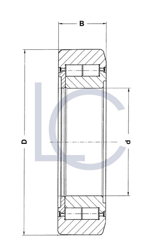 Skizze_Stützrolle_LIN0170_LC-Wälzlager