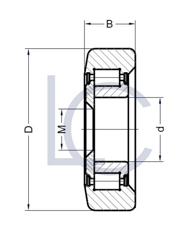 Bild von Hubmastrolle STI S0050 30x75,9x24 mm