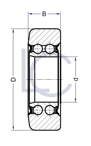 Bild von Hubmastrolle STI S0230 45x105,7x34 mm