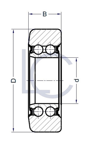 Bild von Hubmastrolle STI S0240 45x106,0x34 mm