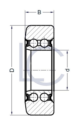 Bild von Hubmastrolle STI L0130 65x135,1x42 mm