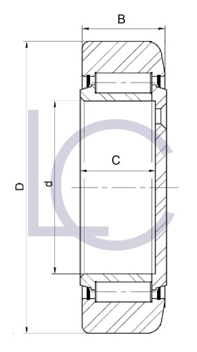 Bild von Stützrolle AUR0240 65x135.5x42 mm