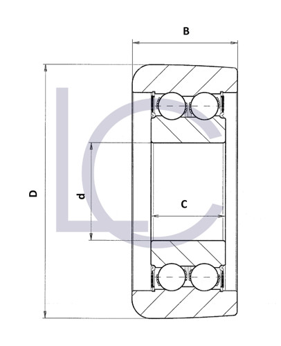 Bild von Laufrolle HYS0420 40x104,4x43 mm