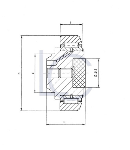 Skizze Kombirolle MR0962_LC-Wälzlager