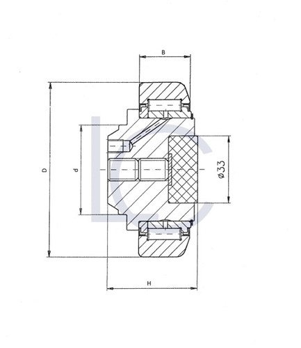 Skizze_Kombirolle_MR0964/F_LC-Wälzlager