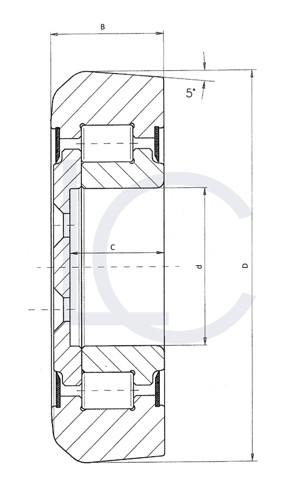 Bild von Hubmastrolle DAN0350 60x149x44 mm