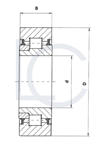 Bild von Stützrolle JUN0030 55x110x26 mm
