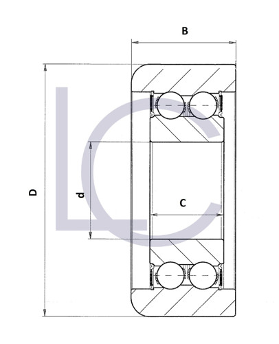 Bild von Laufrolle HYS0240 35x92,3x31,2 mm