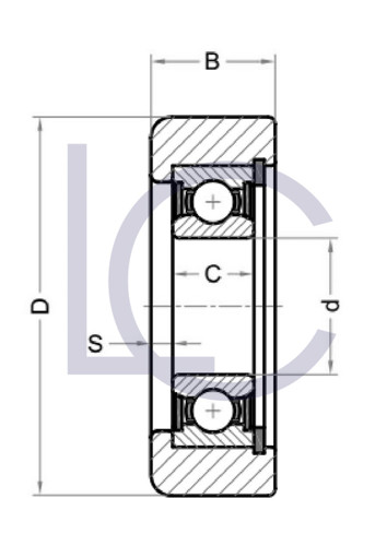 Bild von Hubmastrolle NIS0035 35x98x28 mm