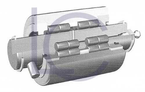 Bild von Stützrolle-Seitenschieber BOL1191 28,8x58x70/117 mm