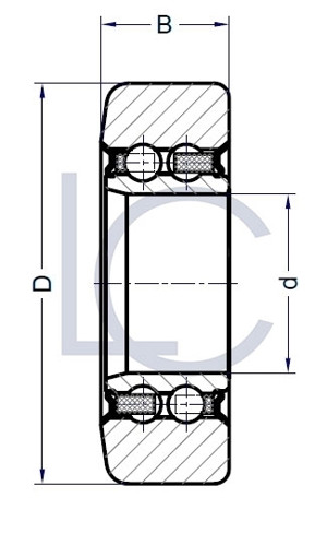 Skizze_Stützrolle_LIN0035_LC-Wälzlager