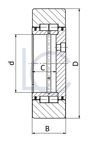 Skizze_Radialteil_Ausschubrolle_LC-Wälzlager