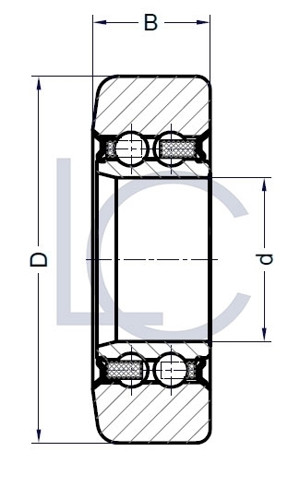 Skizze_Stützrolle_LIN0006_LC-Wälzlager