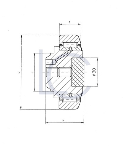 Skizze Kombirolle MR0961_LC-Wälzlager