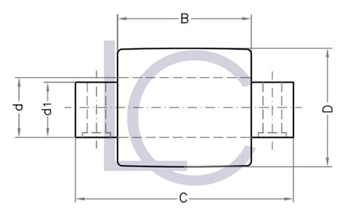 Skizze_Seitenrolle_CLA0150_30_LC-Wälzlager