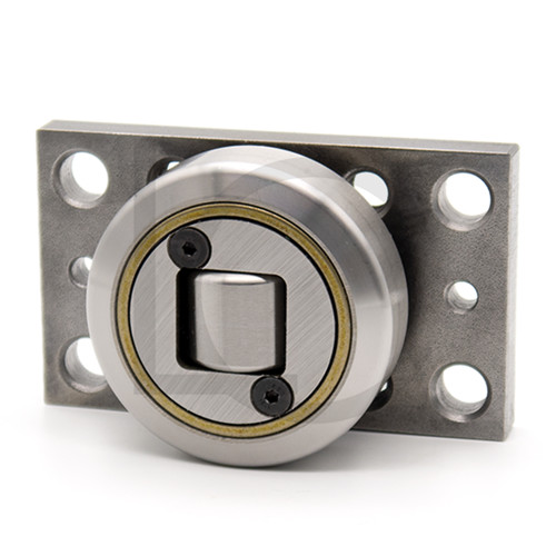 Kombirolle MR0001.M1PMR01 D=62.5 mm, verschweißt mit Platte 100x60x10 mm