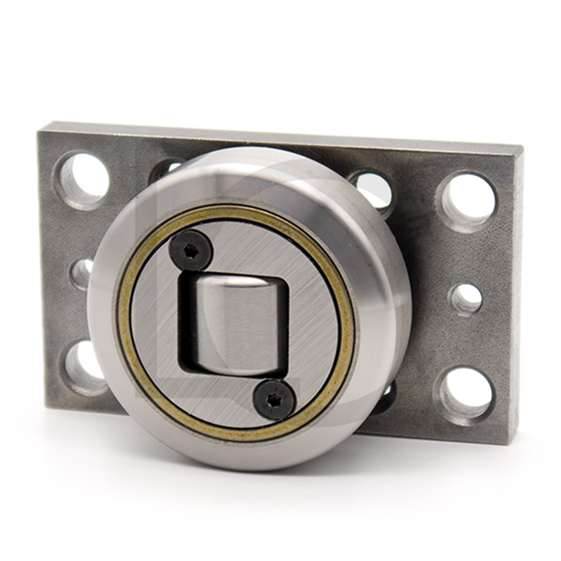 Kombirolle MR0001.M1PMR01 D=62.5 mm, verschweißt mit Platte 100x60x10 mm