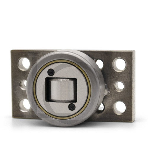 Kombirolle MR0706PMR706 D=52.5 mm, verschweißt mit Platte 90x50x10 mm