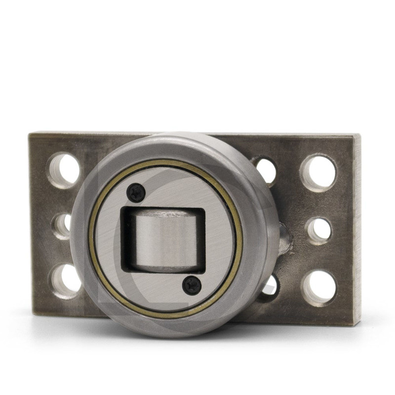 Kombirolle MR0706PMR706 D=52.5 mm, verschweißt mit Platte 90x50x10 mm