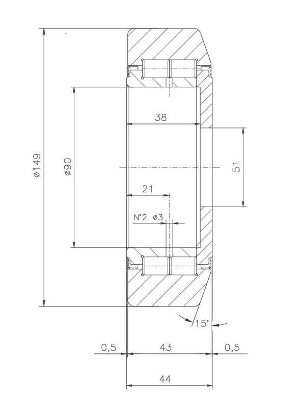 Außenring-Radiallager MR0010.G1