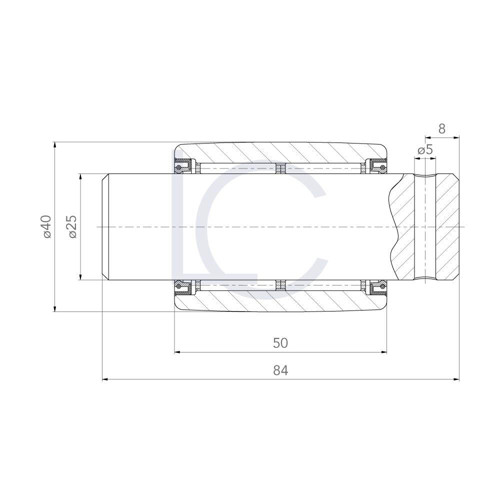 Skizze Stützrolle Seitenschieber KAU0300