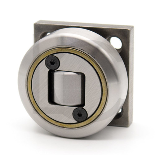 Kombirolle MR0003PMR03-Q D=77.7 mm, verschweißt mit Platte 80x80x15 mm