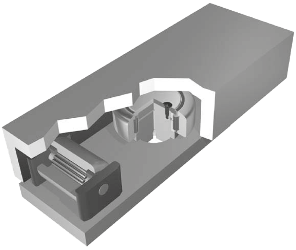 Kombirolle Radial 3D-Modell